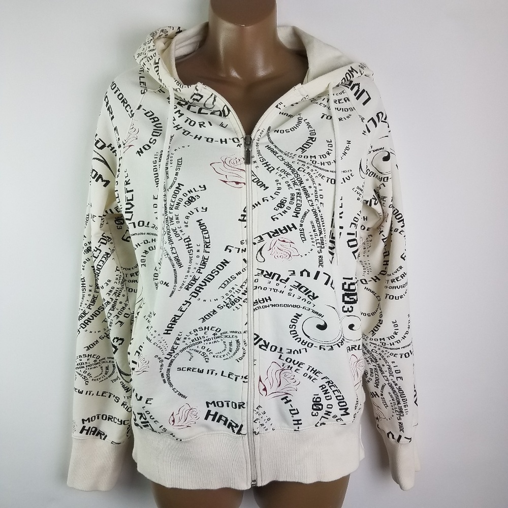 Harley-Davidson Full Zip Women's Hoodie Size S
